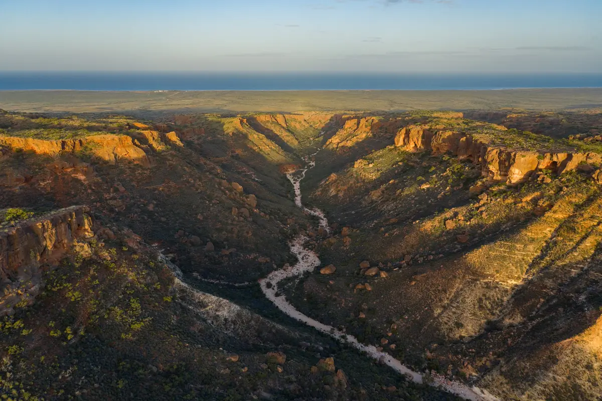 Die Schluchten des Charles Knife Canyon in der Cape Range