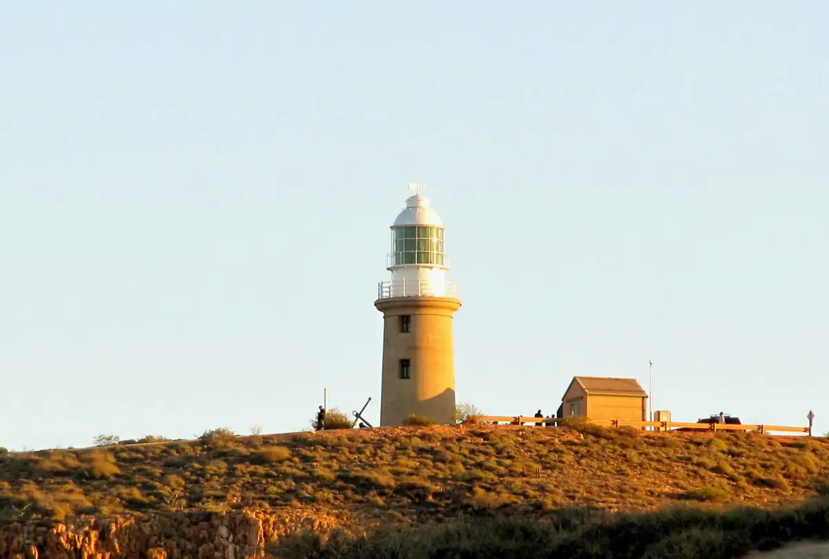 Der Vlamingh Head Lighthouse im Abendlicht